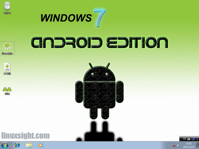 Windows 7换上Android主题