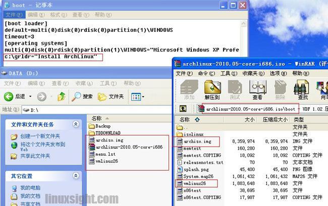 XP硬盘安装ArchLinux2010.05图解