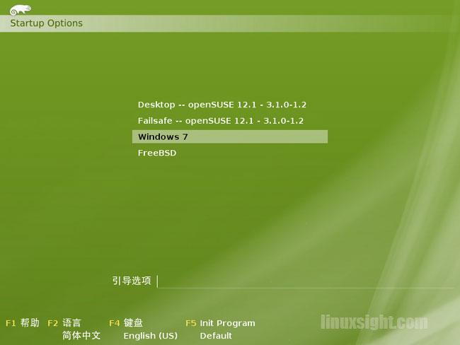 Windows7硬盘安装openSUSE12.1全程图解