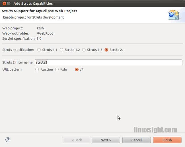 Ubuntu开发Struts2应用(6、整合hibernate和spring)