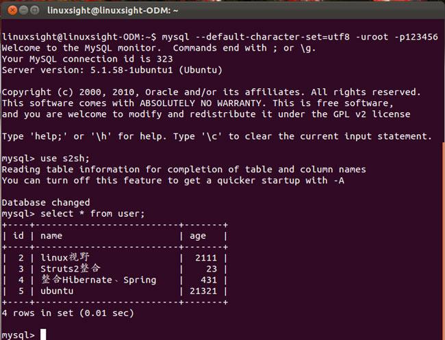 Ubuntu开发Struts2应用(7、完成增删查改操作)