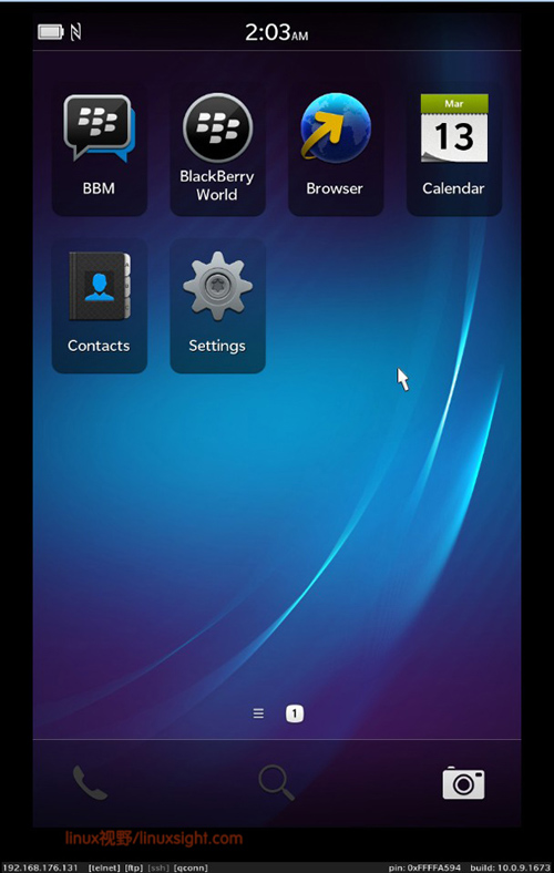 BlackBerry黑莓10模拟器下载演示