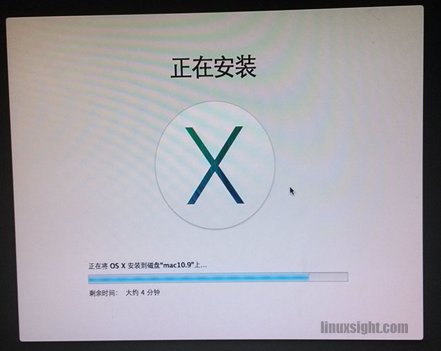 硬盘安装苹果OS X10.9